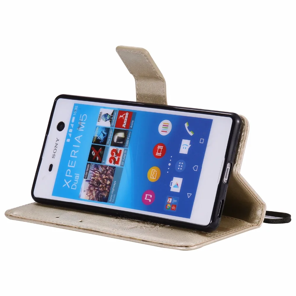 ARYIKUM 3D телефонный чехол для Sony M5 M 5 E5603 E5606 E5653 Experia Aqua Coque откидная подставка с