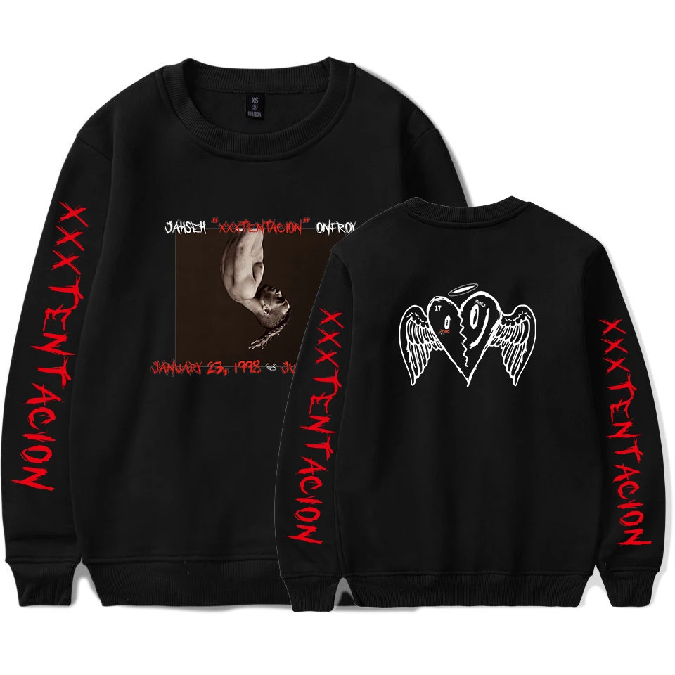 Толстовка унисекс LUCKYFRIDAYF флисовая толстовка в стиле рэпера xxxtentacion wennxin уличная