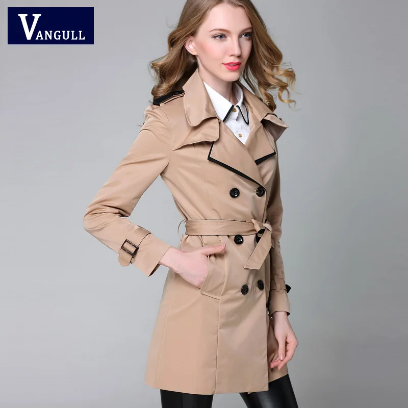 VANGULL 2020 новый модный дизайнерский брендовый классический европейский плащ цвета
