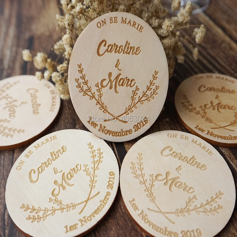 Свадебное объявление сохранить дату магнит свадебные магниты дерево