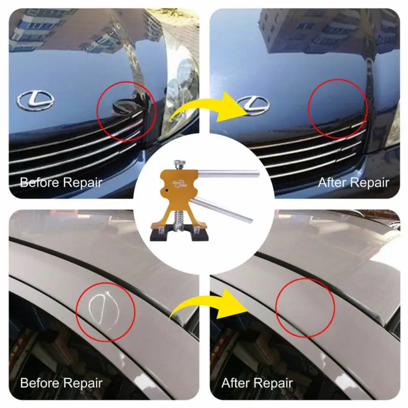 Preço Ferramentas De Pdr Paintless Dent Removal Tool Kit Para O Corpo Do Automóvel Geladeira Carro Dent Repair Tools Kit Pdr Dent Extrator
