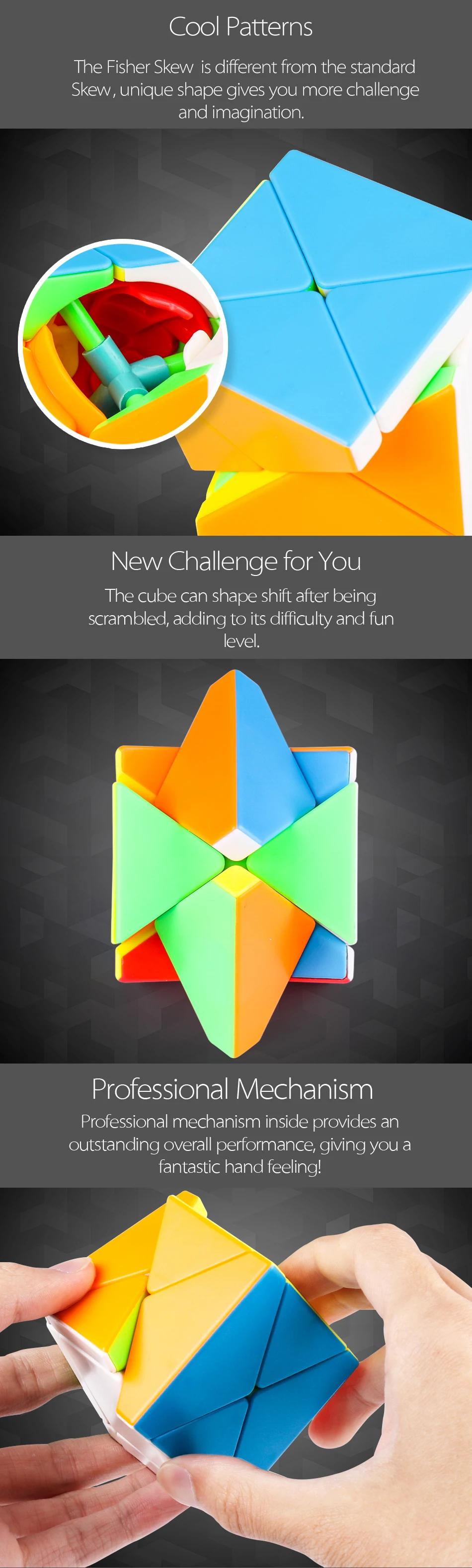 Moyu Mofangjiaoshi X Cube Fisher Skew куб магический куб Cubo Magico 3x3x3 Пазлы для взрослых игр развивающие игрушки