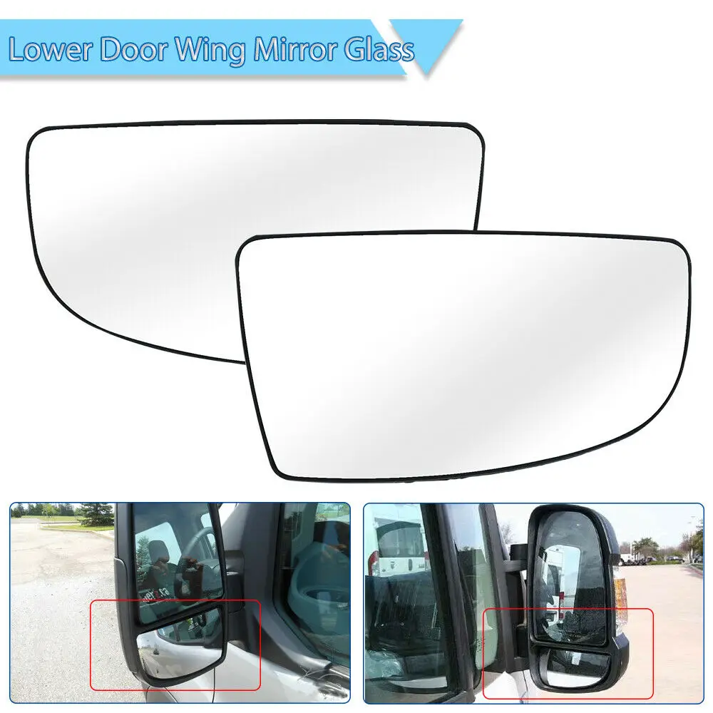 1 пара зеркало с правым и левым боковым крылом маленькое нижнее стекло 2014