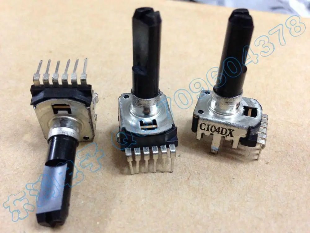 

1pcs Japanese NOBLE type RK12 potentiometer 6 feet, C104DX axis long 23mm..