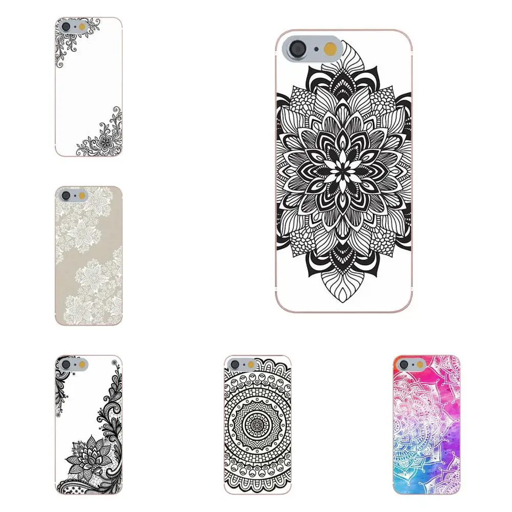 Цветочные кружева Мандала для HTC Desire 530 626 628 630 816 820 One A9 M7 M8 M9 M10 E9 Plus U11 Moto G G2 G3 TPU