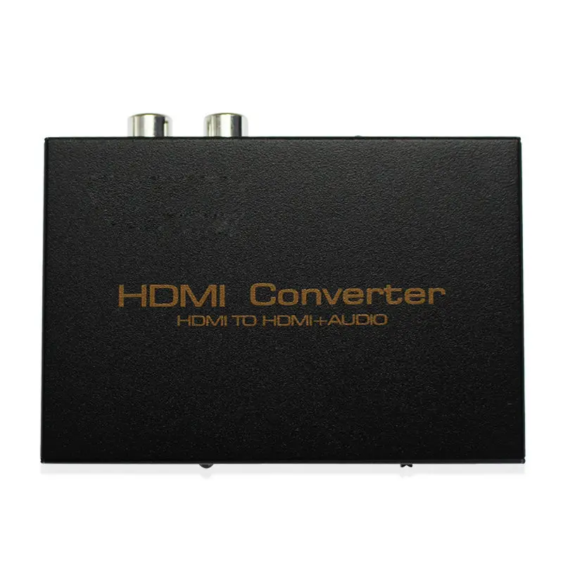 HDMI Converter Audio Splitter HD 1080P HDMI to HDMI Audio SPDIF + RCA L/R Audio Splitter Extractor with Power Supply Adapter
HDMI Converter Audio Splitter HD 1080P HDMI to HDMI Audio SPDIF + RCA L/R Audio Splitter Extractor with Power Supply Adapter