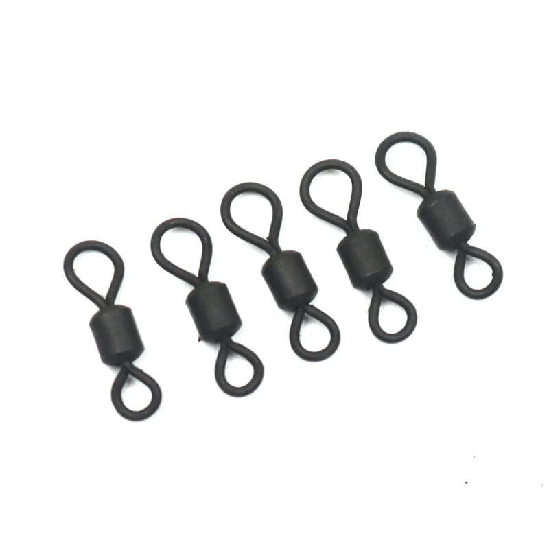 

30 шт Карп Рыбалка большой глаз терминальные снасти матовый черный HC поворотный тусклый не отражающий для вертолетной установки