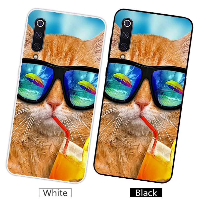 Для Coque Xiaomi Mi 9 Мягкие ТПУ чехлы для телефонов 6 39 дюймов Capa mi 2018 Силиконовый противоударный чехол