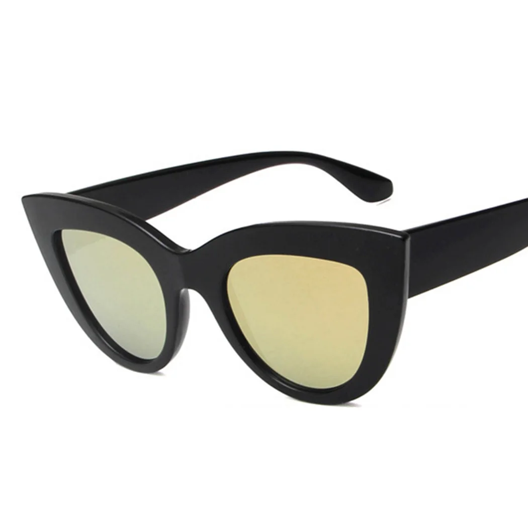 Старинные крупные солнцезащитные очки леди Брендовая Дизайнерская обувь черные