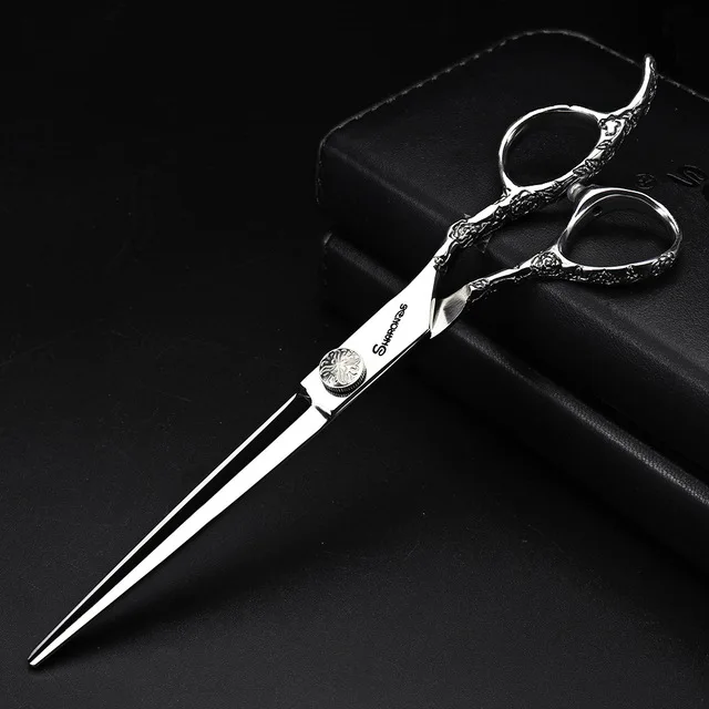 Cutting 7 дюймов профессиональные ножницы для Красота ножницы для домашних животных ножницы Нержавеющая сталь Собака Ножницы Профессиональный набор ножниц - Цвет: Cutting