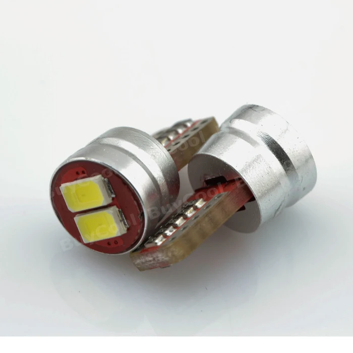 Новинка 2018! 100 шт./лот T10 W5W 5630 2 SMD 194 168 светодиодные лампы Canbus для номерного знака