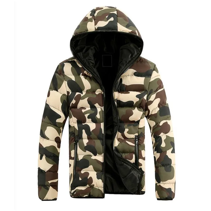Мужская теплая куртка с капюшоном повседневная хлопковая парка M 3XL зима 2019|brand men