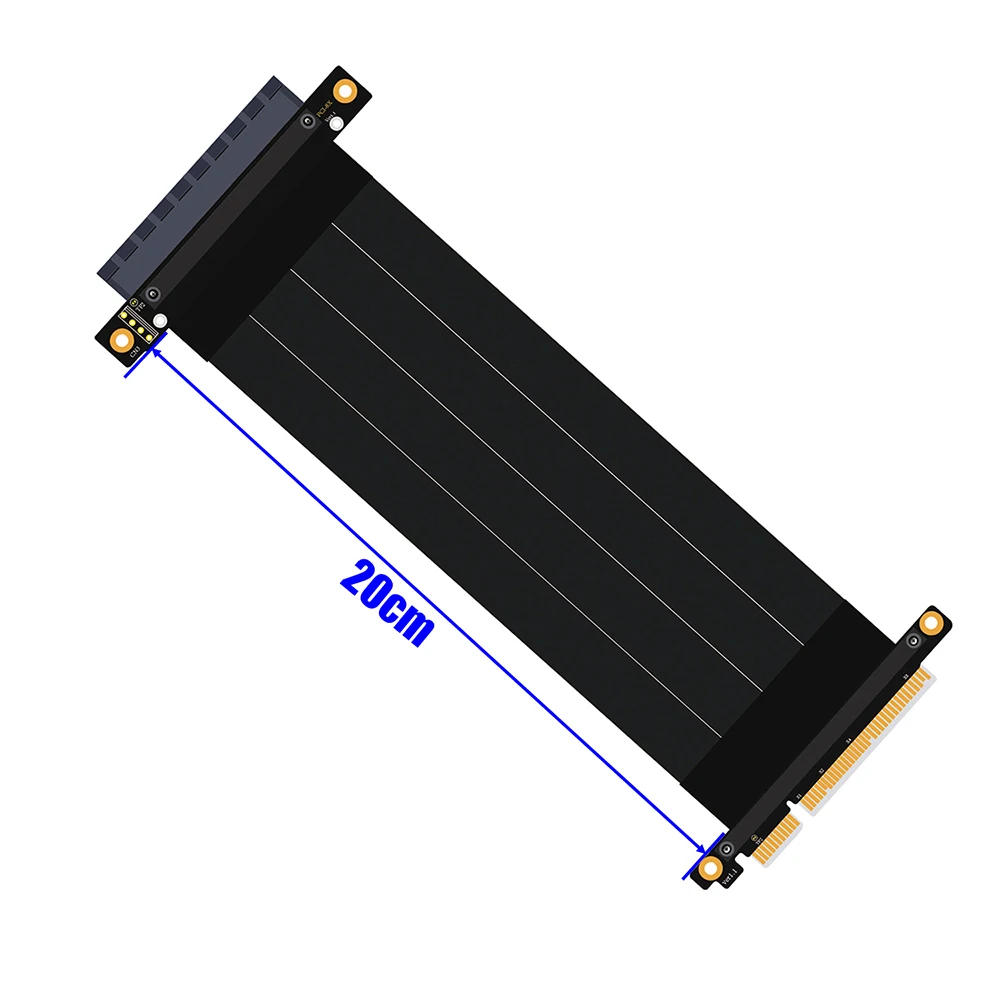 PCI Express Extension Cable Riser PCIE 8X to Slot PCI-E Card Extender Ribbon Flex Relocate PC 24CM | Компьютеры и офис