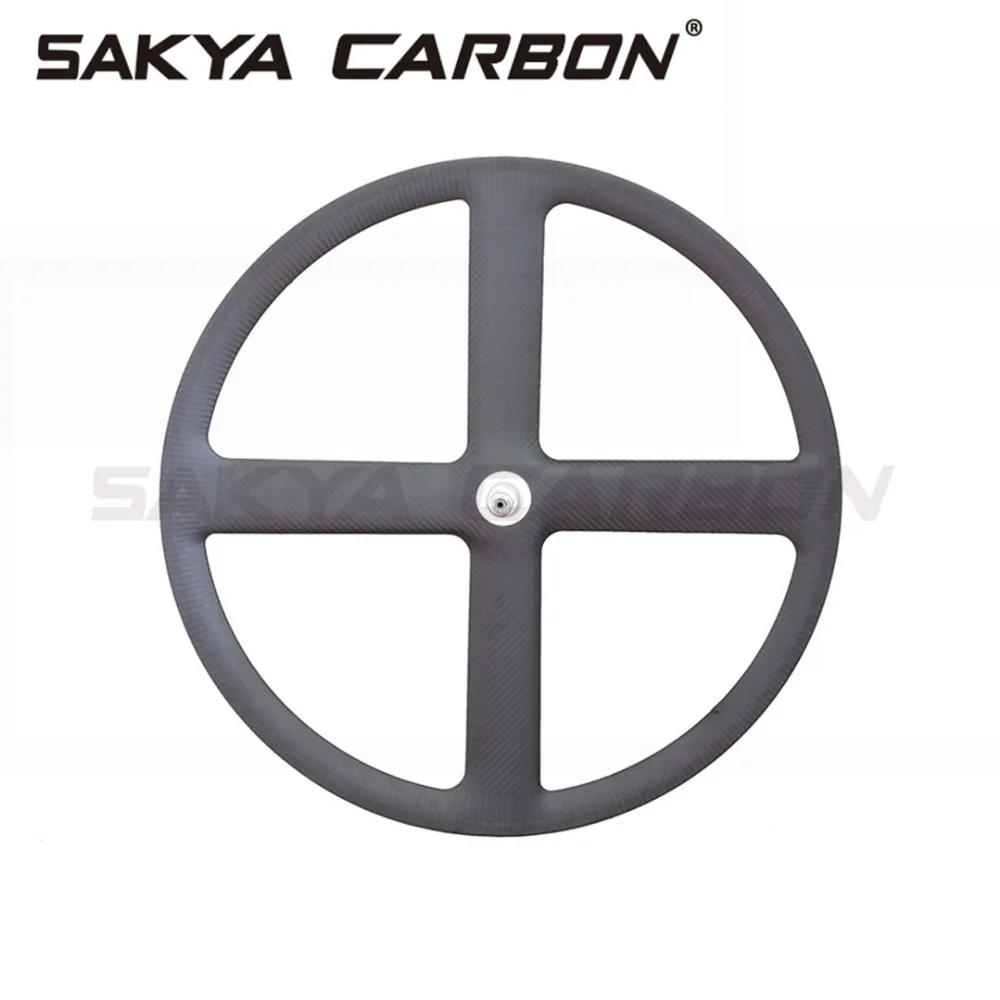 700c полностью Углеродные колеса 4 спицы клинчеры или трубчатые fixie carbon Wheel Set road track