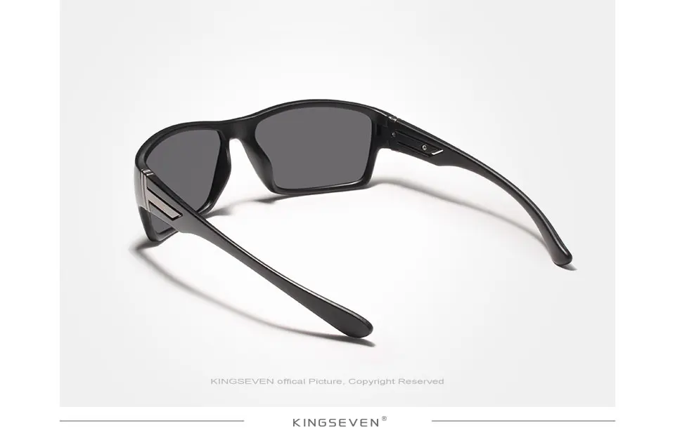 KINGSEVENsummer поляризованные солнцезащитные очки мужские роскошные брендовые дизайнерские зеркальные линзы с покрытием для упражнений солнцезащитные очки с коробкой