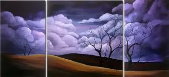 

Sky Spirit III-Modern Canvas Art Wall Decor-Landscape Oil Painting Wall Art