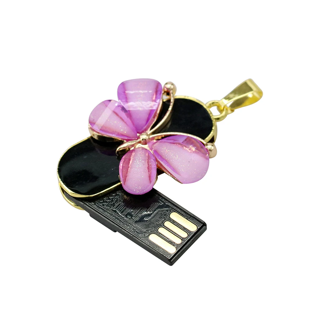 С открытыми пальцами и кристальной бабочкой подвесной светильник USB