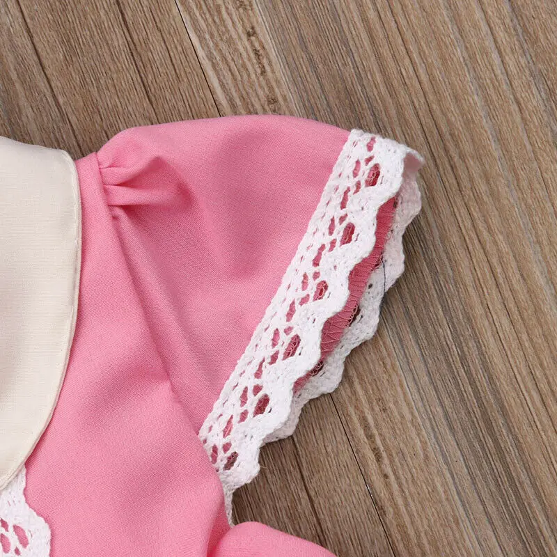 2019 детское платье вечернее хлопковое с воротником Питер Пэн Цветочная пачка для