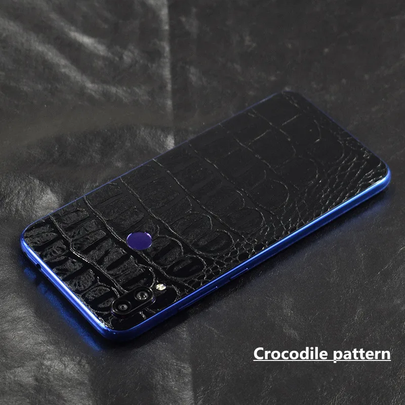For Xiaomi Redme Note 7/Note 5 Pro/6 Pro/5 Crocodile pattern Matte Skins Film Wrap Skin Cellphone back paste Protective Sticker | Мобильные