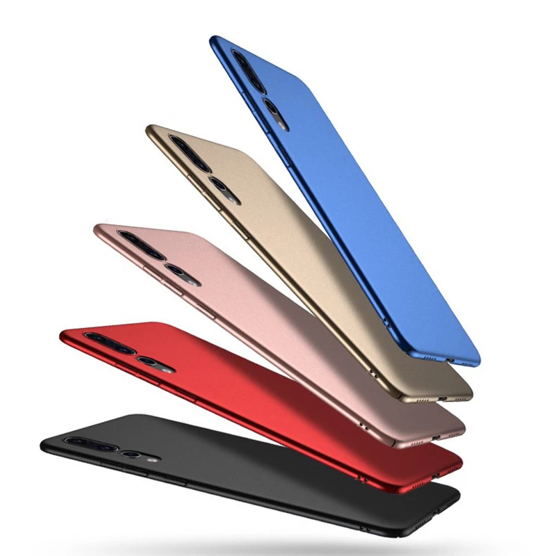 

For Huawei P20 Lite Case Cover Business Ultra Slim Hard PC Back Cover For HuaweiP20 P20 Pro Lite Case Protector Phone Coque Capa