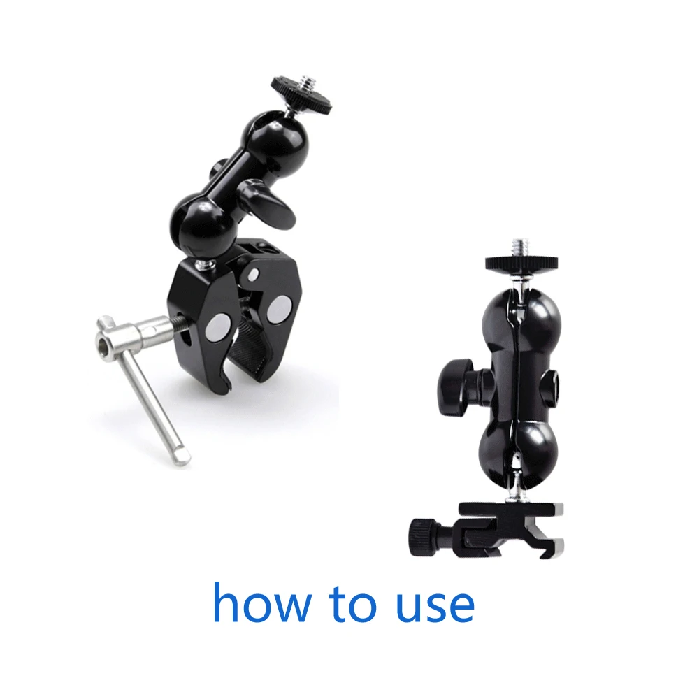 Двойная 1/4 &quotшаровая Головка ОЗУ Тип крепления кронштейн для беззеркальной