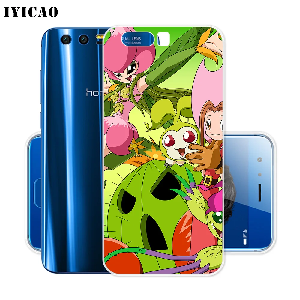 IYICAO Digimon Adventure Soft Silicone Case for Huawei Y9 Y7 Y6 Prime 2018 Honor 8C 8X 8 9 10 Lite 7X 7C 6A 7A Pro Cover | Мобильные
