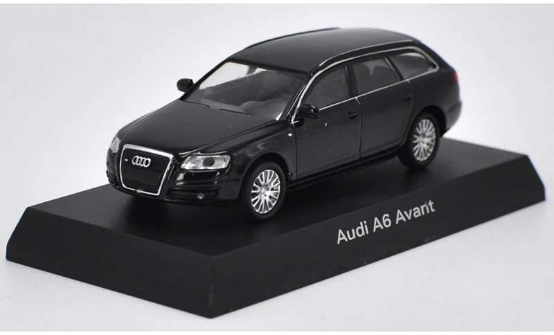 1: 64 модель полученная литьём под давлением для Audi A6 AVANT черный Игрушечная машина