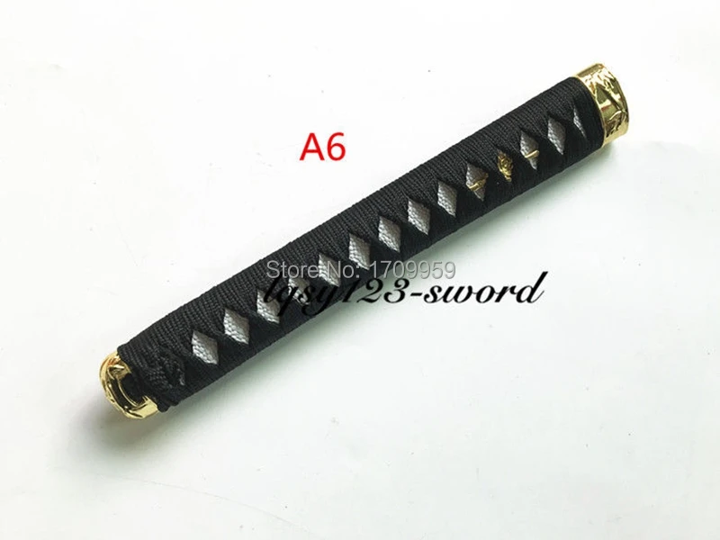 Высокое качество японский катана меч ручка полностью Tsuka 26 см самурайская ручка и Fuchi Kashira