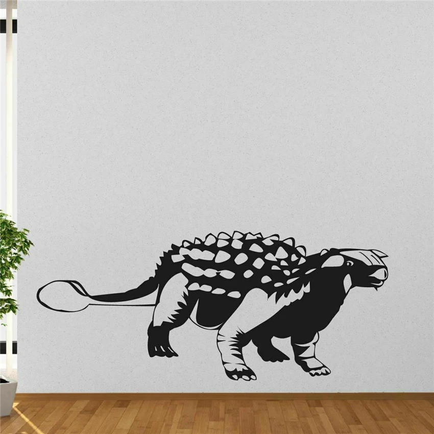 Ankylosaurus Наклейка на стену «динозавр» Детская комната Спальня постер декоративный настенный виниловый настенные Стикеры Dinosaur арт украшение для комнаты MY51