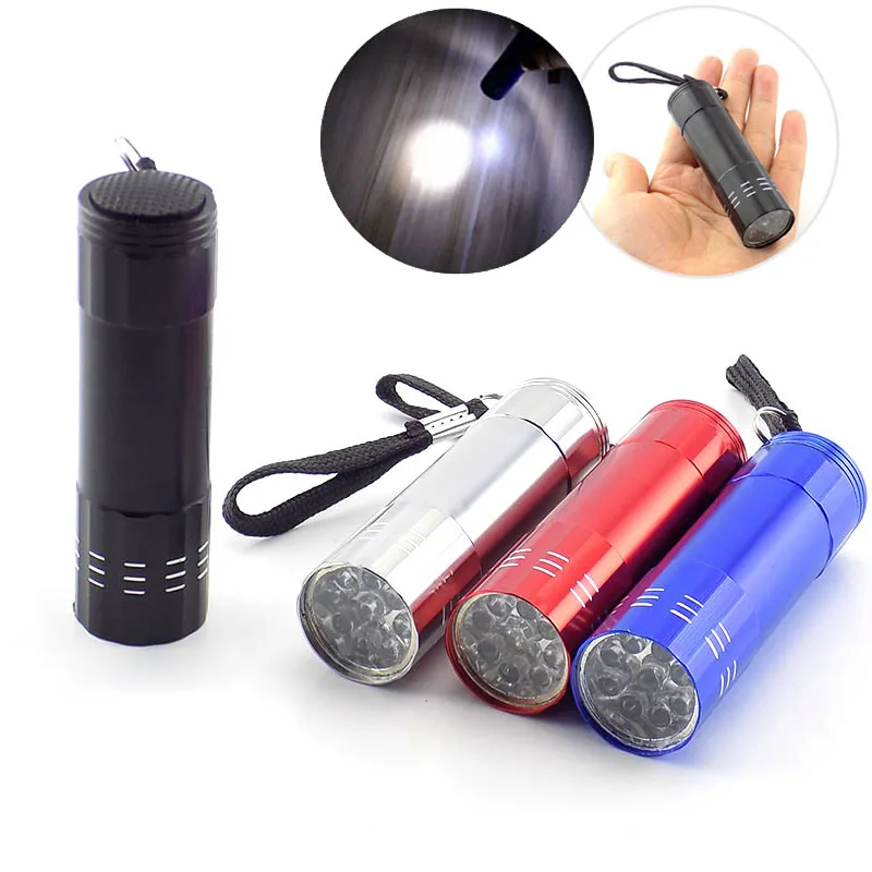 Мини вссветильник шка светодиодная 9 светодиодов белая|small pocket torch|mini flashlightled mini