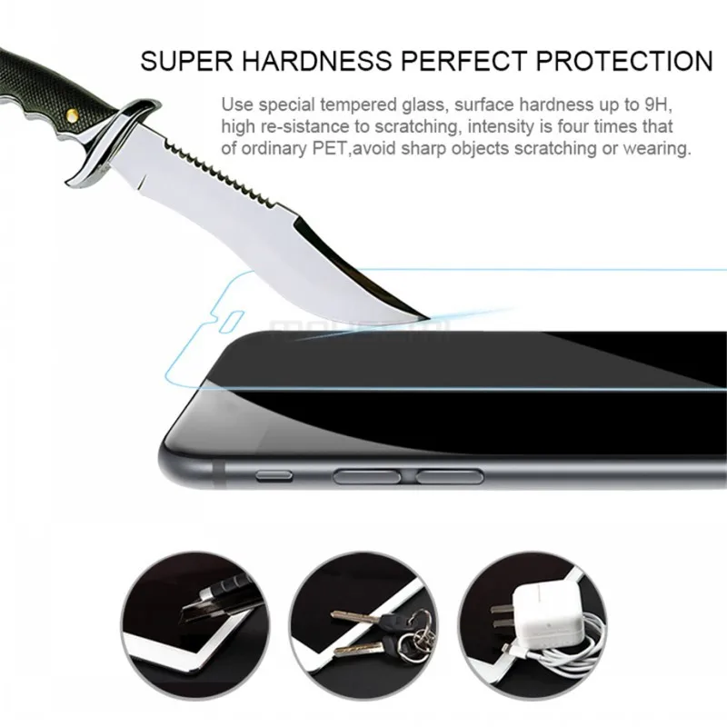 Закаленное Стекло для iPhone 7 7SP Экран протектор 6 6S Плёнки SE 5 5S жесткие защита 4 4S