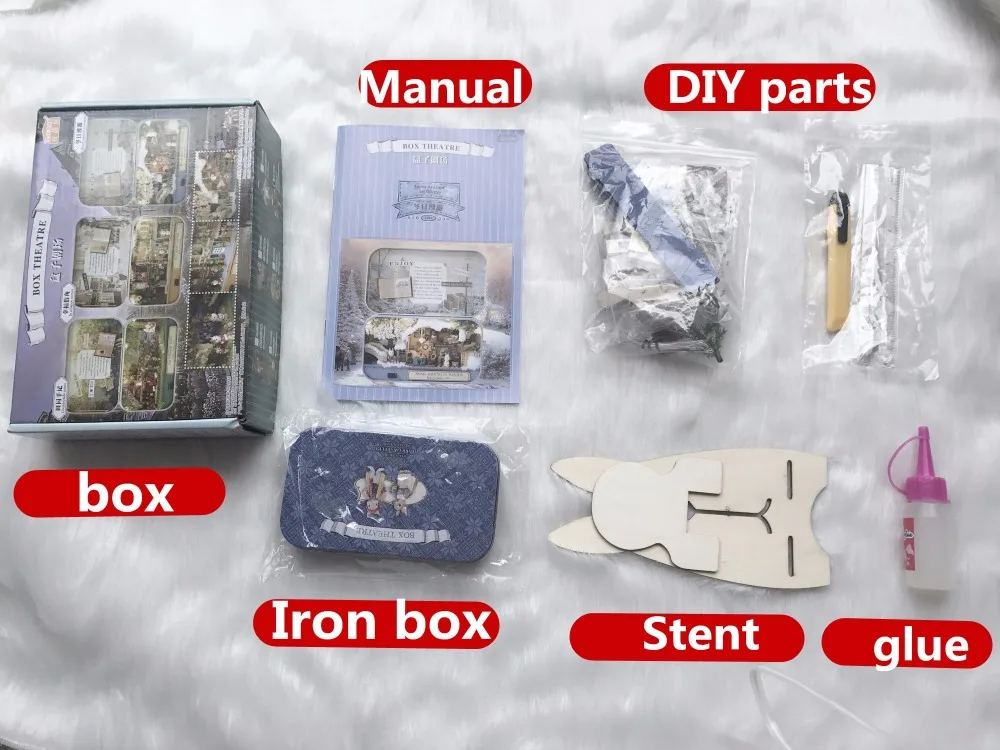 Doll house Diy mini wooden puzzle doll miniaturas furniture toy birthday box theater trilogy Island Adventures | Игрушки и хобби