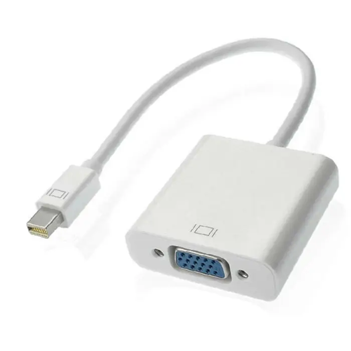 Mini Displayport DP to VGA RGB Female Video Adapter Cable For Apple Macbook Pro Air Support ATI Eyefinity | Электроника