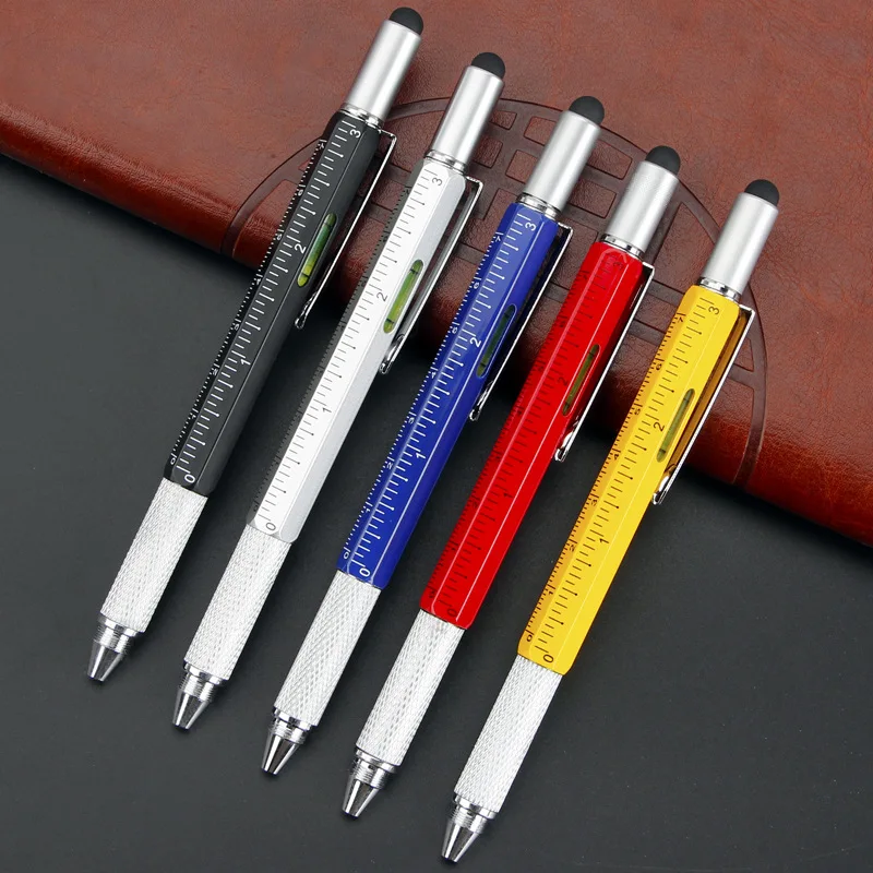 

1pcs Creative Multi-Function Screwdriver Metal Ballpoint Pens Fashion Office School Supplies Student Stationery Writing Pens