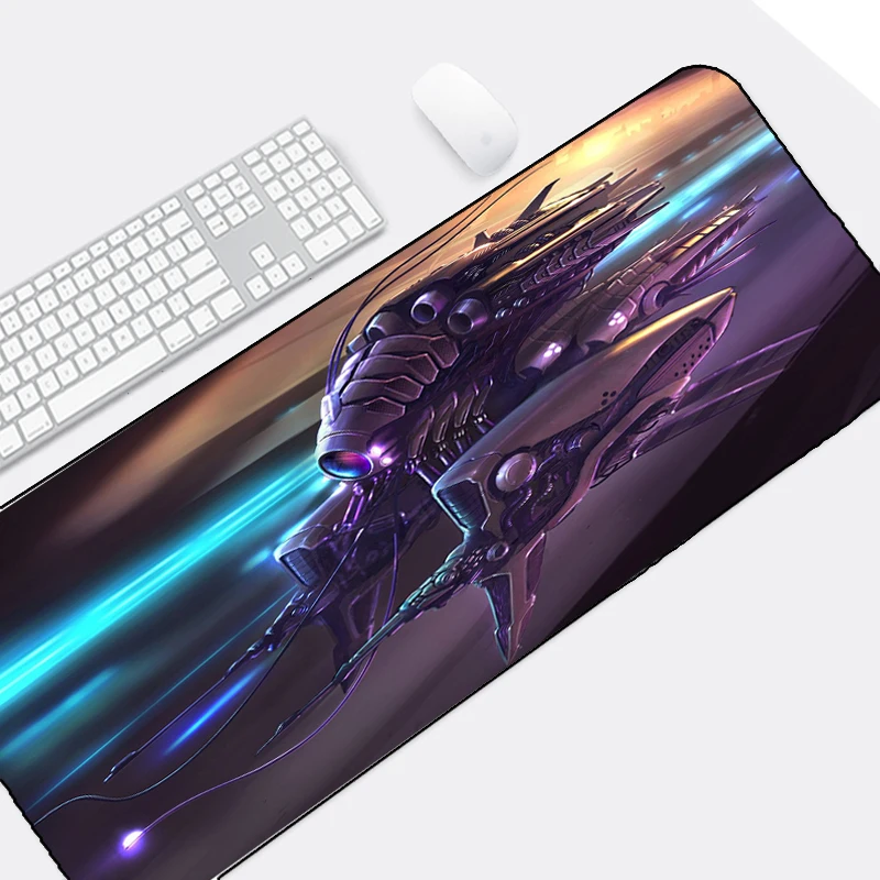 Congsipad красивый Sci-fi космический корабль с ландшафтным принтом, индивидуальный дизайн, большой размер, большой коврик для мыши, Настольный коврик для ПК, клавиатура, мышь, игра