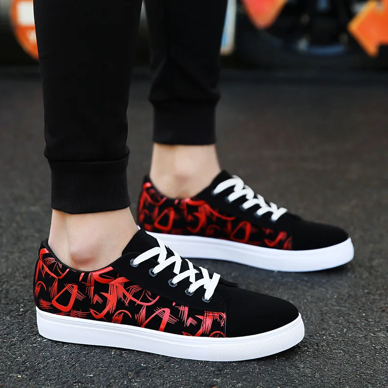 Новинка 2019 года мужская повседневная парусиновая обувь модные кроссовки с