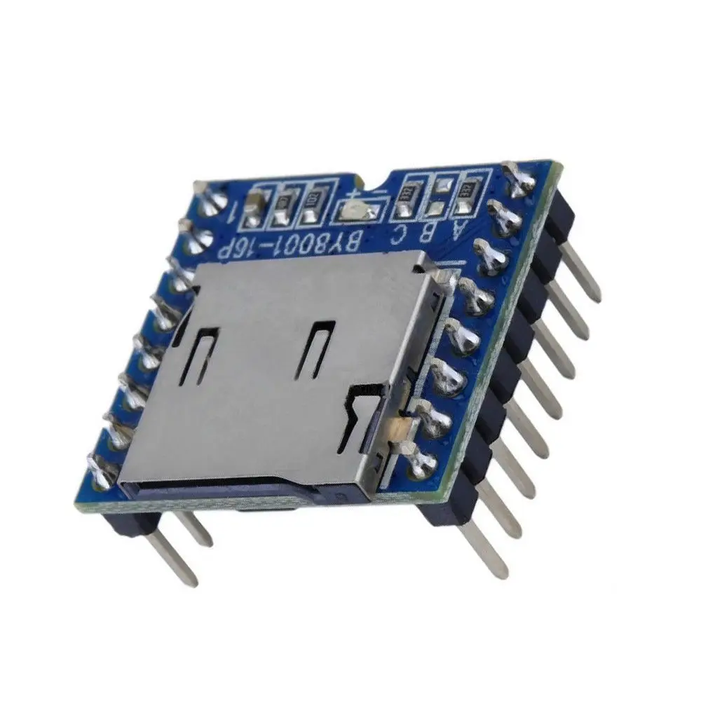 1 шт. микро SD TF u диск BY8001 16P MP3 плеер Arduino аудио голосовой модуль|board board|board moduleboard
