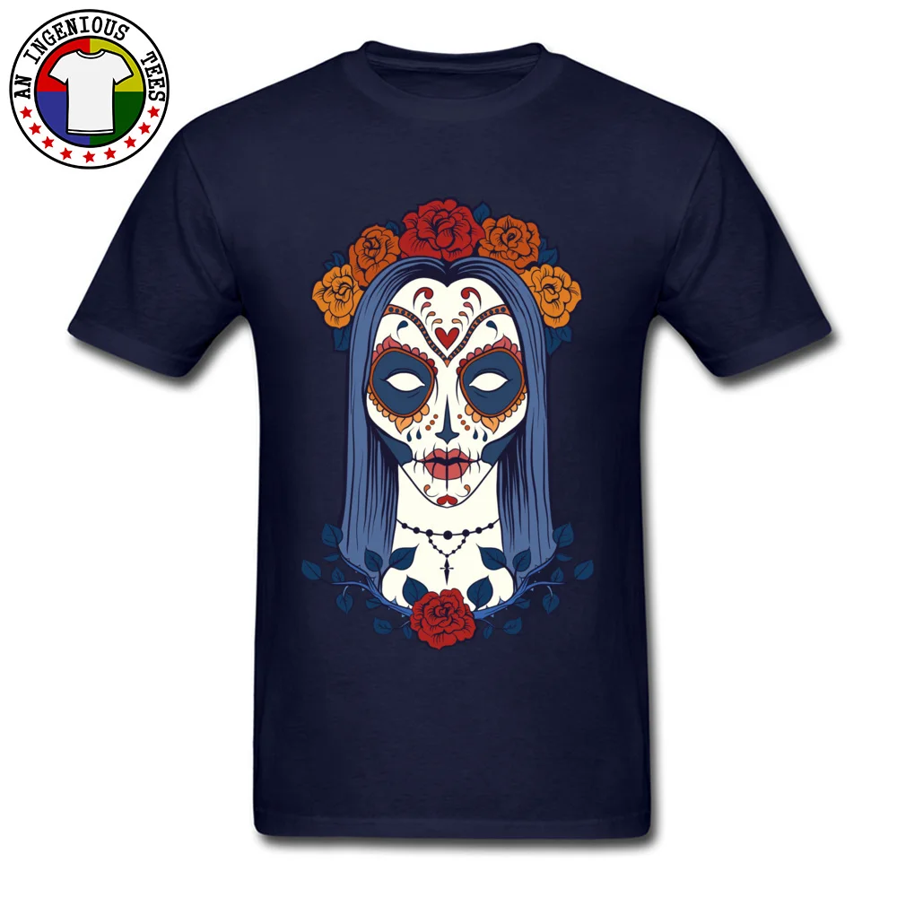 Мужская футболка с черепом и надписью Day of the Dead Sugar новинка хит продаж лучший