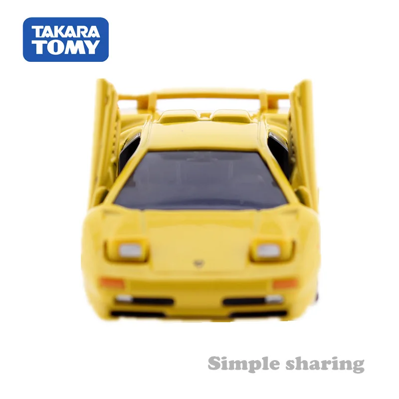 Tomica Premium No.15 Lamborghini Диабло SV желтая Takara Tomy металлическая модель автомобиля игрушки