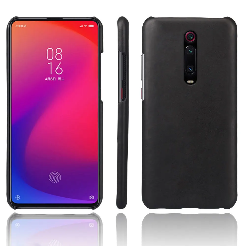 Crazy horse black Ретро Crazy Horse, стильный кожаный чехол для телефона, чехлы для Red mi K20 Pro Note 7, роскошный кожаный чехол+ PC задняя крышка, чехлы для Xiaomi mi 9T Pro - Цвет: Crazy horse black