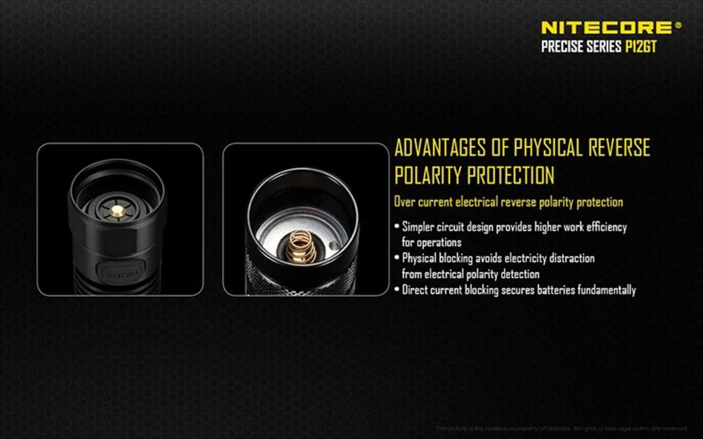 Nitecore p12gt 1000 люмен CREE светодиодный 350 метров в длину бросить тактический фонарик с um10 зарядное устройство и 18650 2600 мАч батареи