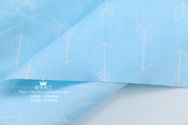160 см* 50 см обувь из хлопка, с мультяшками Милый Бант Стрелка ткань с лисами комплект кровати «сделай сам» Одежда Платье Лоскутная Ткань Детская тряпка для домашней работы
