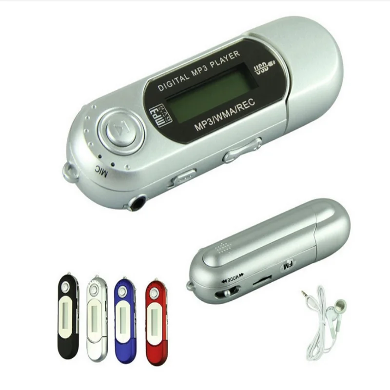 8 ГБ USB 2 0 флэш мини MP3 музыкальный плеер ЖК экран Новый Спортивный FM Радио с