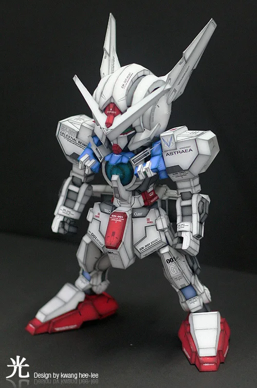 

GNY-001 Astraea/бумажная модель богини справедливости Gundam