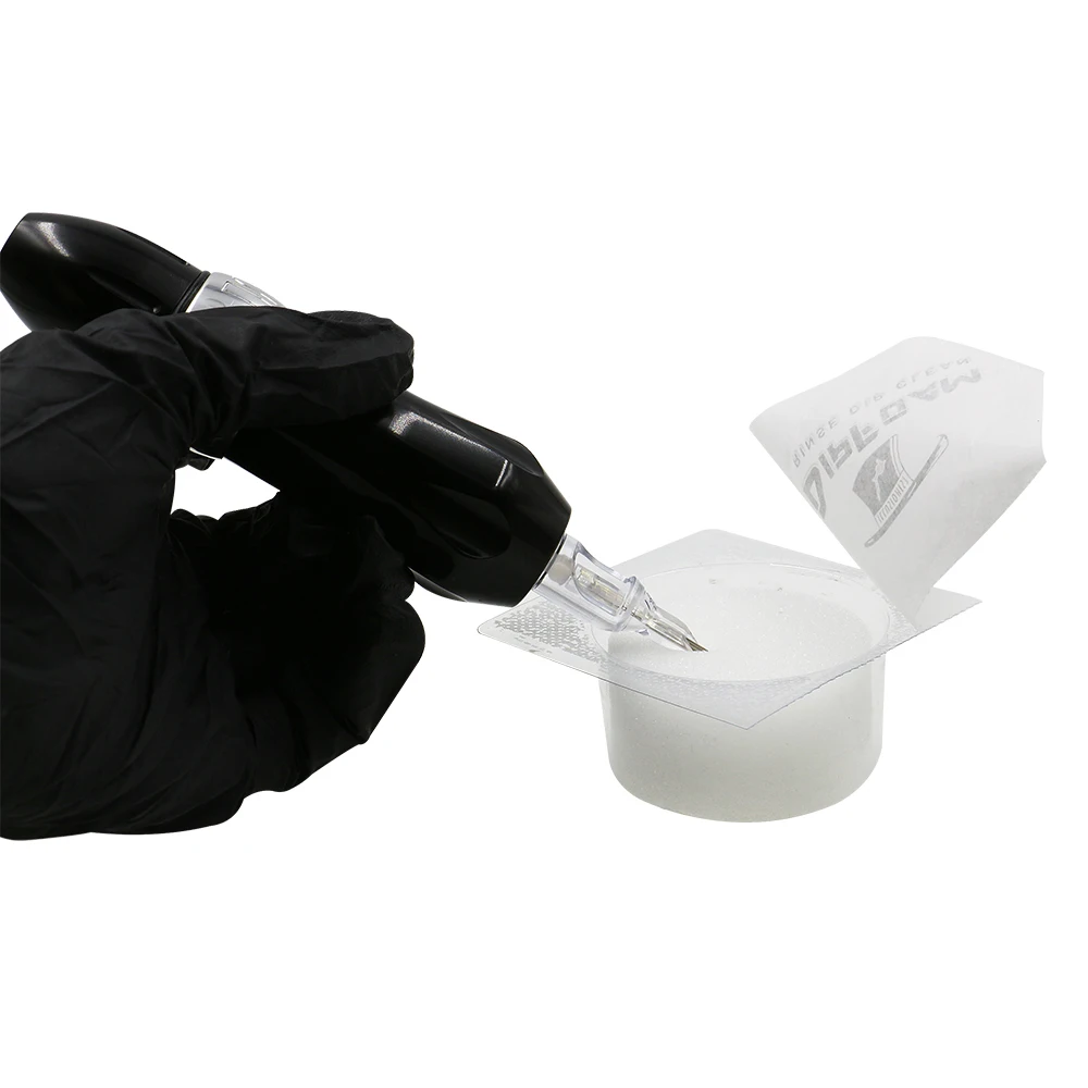 

Professional New 24pcs/Box Disposable Sterilized Tattoo Needle Dip Foam Cleaning Cup Tattoo Supplies Accessories Free Shipping
