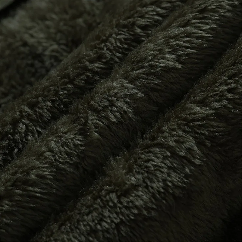 Мужская куртка толстая теплая зимняя в стиле милитари длинная с отложным