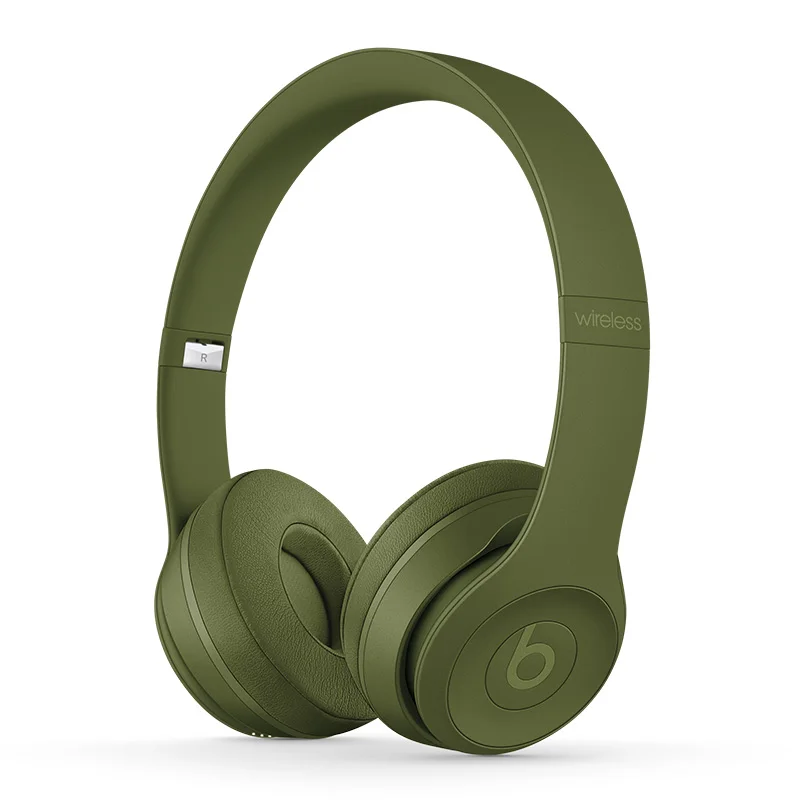 Beats Solo3 Bluetooth наушники глубокий бас активный шумоподавление беспроводные Накладные наушники с микрофоном - Цвет: grass green