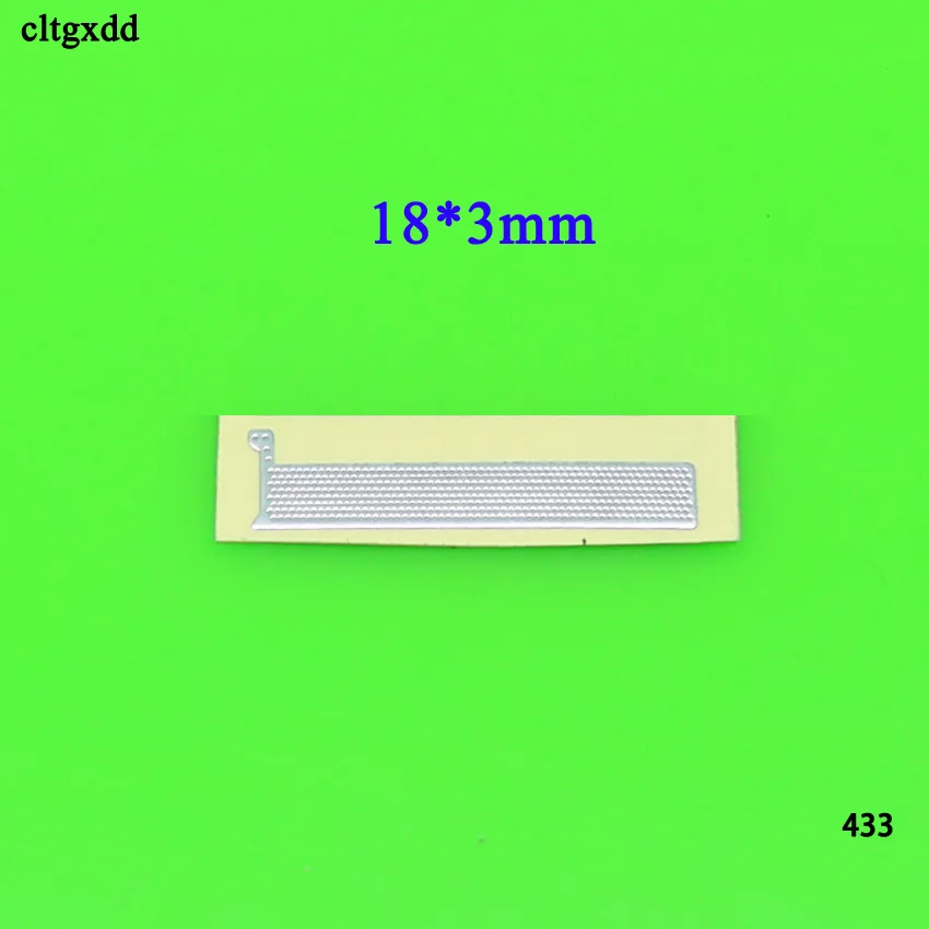 18x3mm silver Cltgxdd 10 шт., универсальная Ушная сетка для всех китайских брендов смартфонов, клейкая Ушная колонка, динамик, защита от пыли, сетка для экрана - Цвет: 18x3mm silver