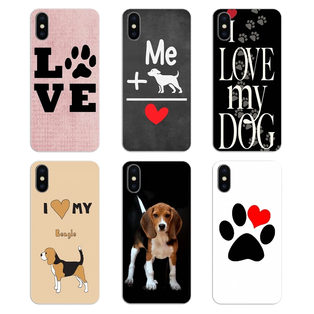 Silicone Phone Shell Cover I love my Beagle Dogs For Huawei P20 Lite Nova 2i 3i 3 GR3 Y6 Pro Y7 Y8 Y9 Prime 2018 2019 |