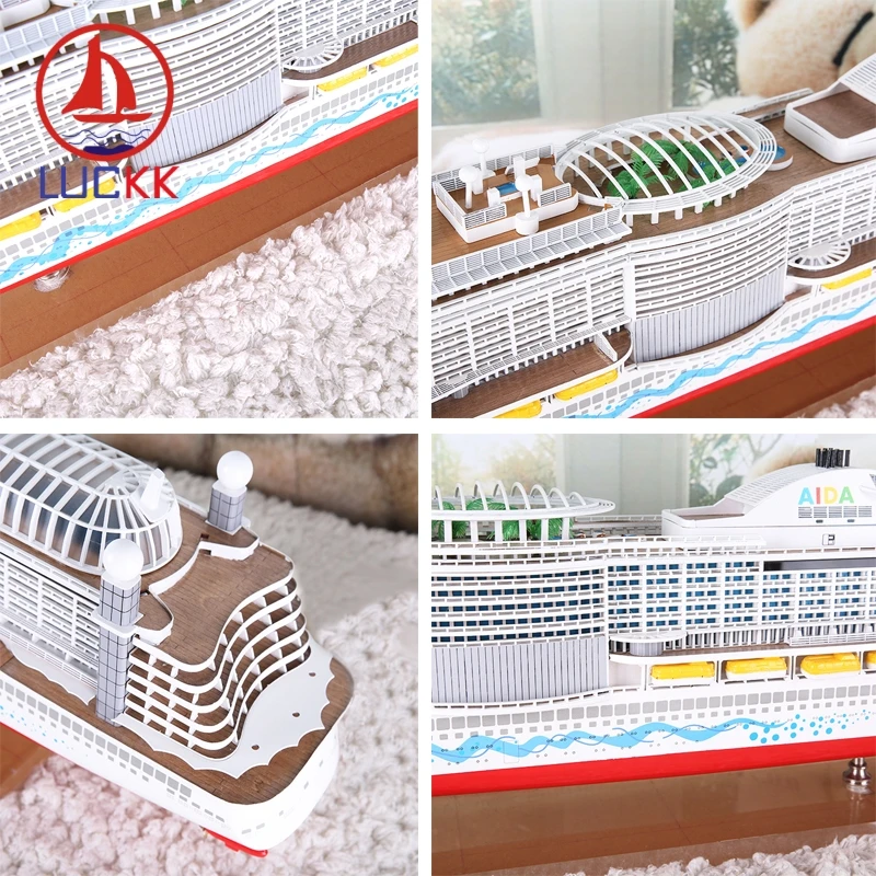 LUCKK 100 см деревянная фигурка AIDA в средиземноморском стиле роскошная светодиодная
